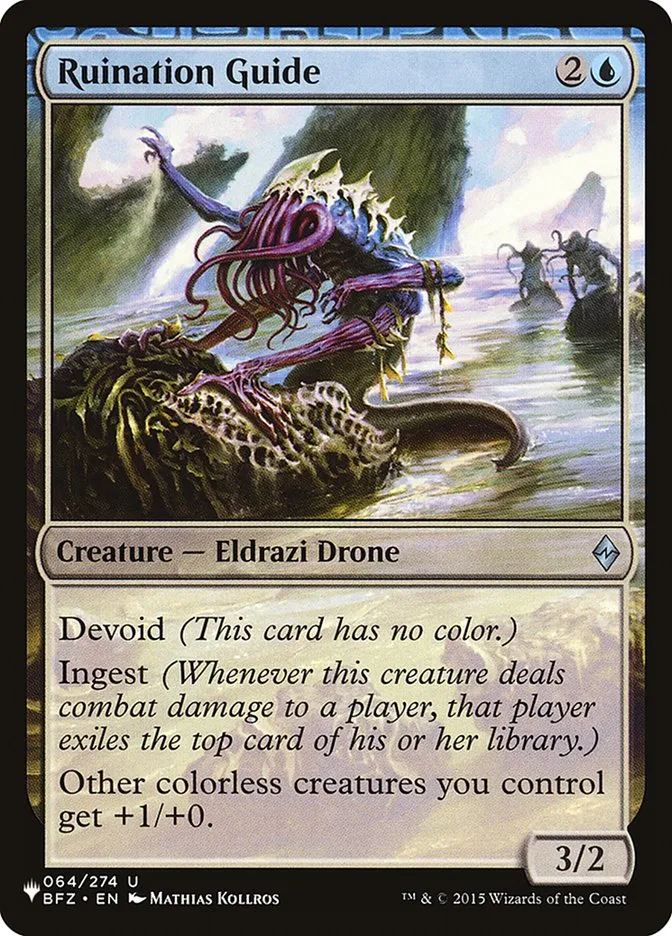 2020 The List Ruination Guide uncommon #BFZ-64 uncommon card image