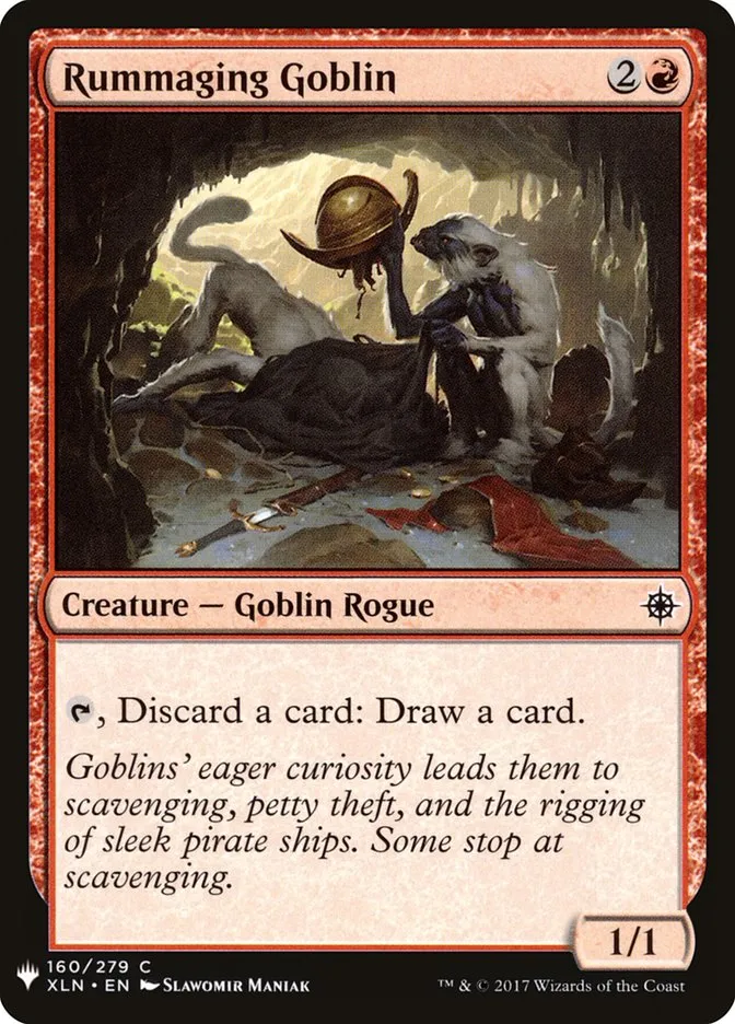 2020 The List Rummaging Goblin #XLN-160 common card image