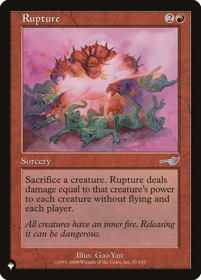 2020 The List Rupture #NEM-97 uncommon card image