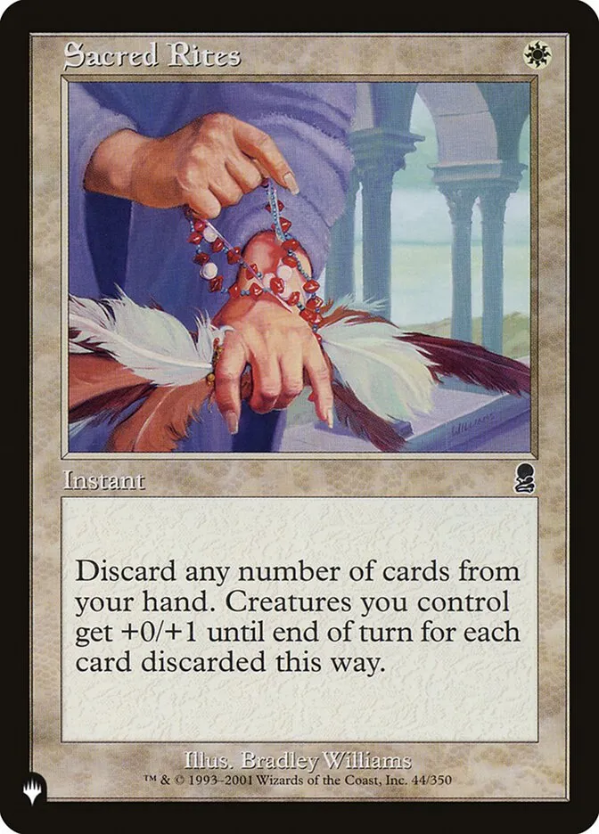 2020 The List Sacred Rites common #ODY-44 common card image
