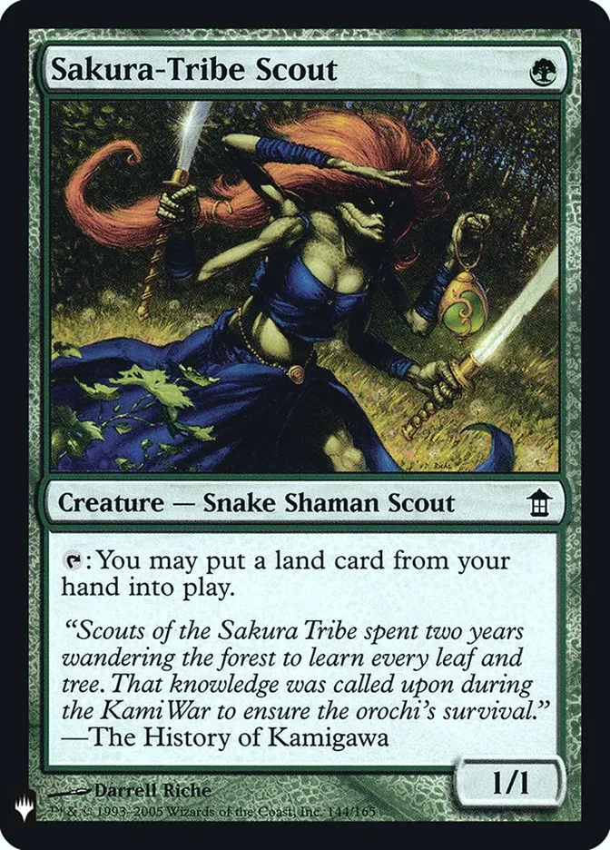 2020 The List Sakura-Tribe Scout #SOK-144 common card image