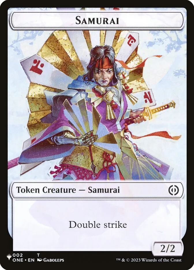 2020 The List Samurai common #TONE-2 common card image