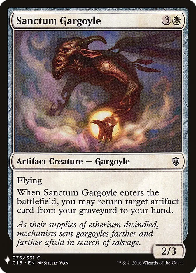 2020 The List Sanctum Gargoyle #C16-76 common card image