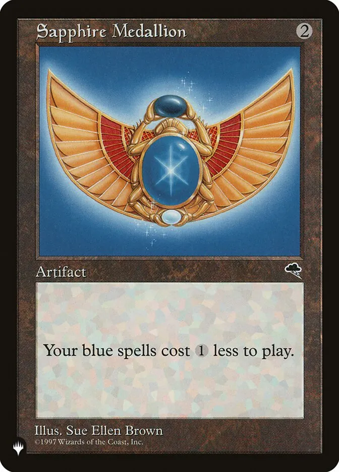 2020 The List Sapphire Medallion #TMP-306 rare card image