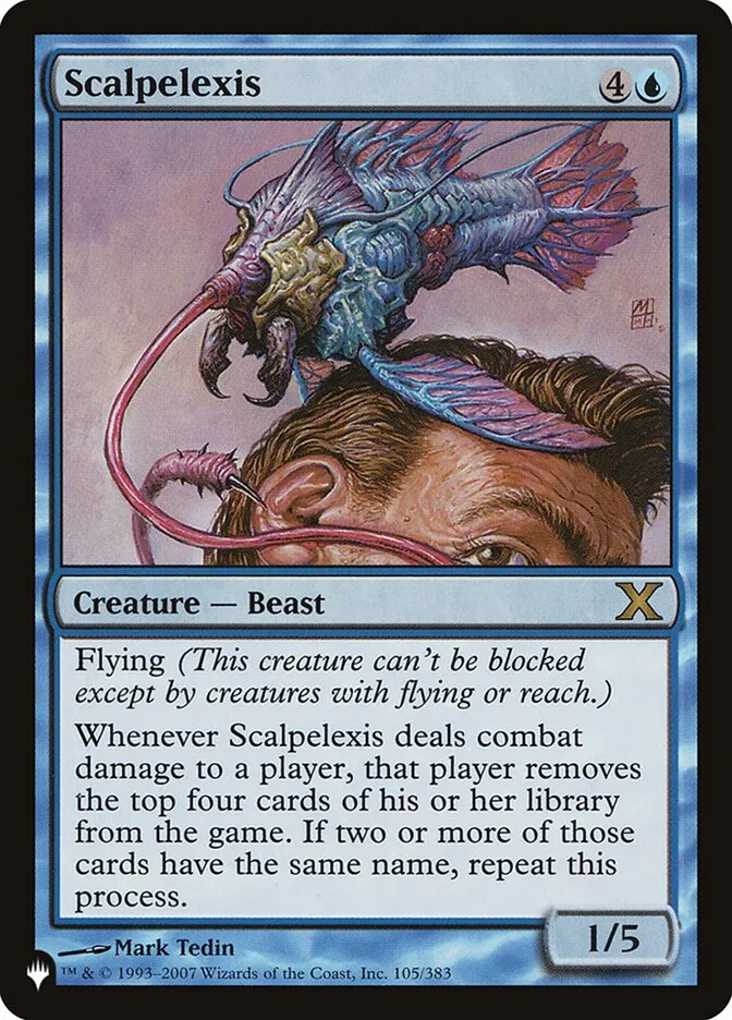 2020 The List Scalpelexis rare #10E-105 rare card image