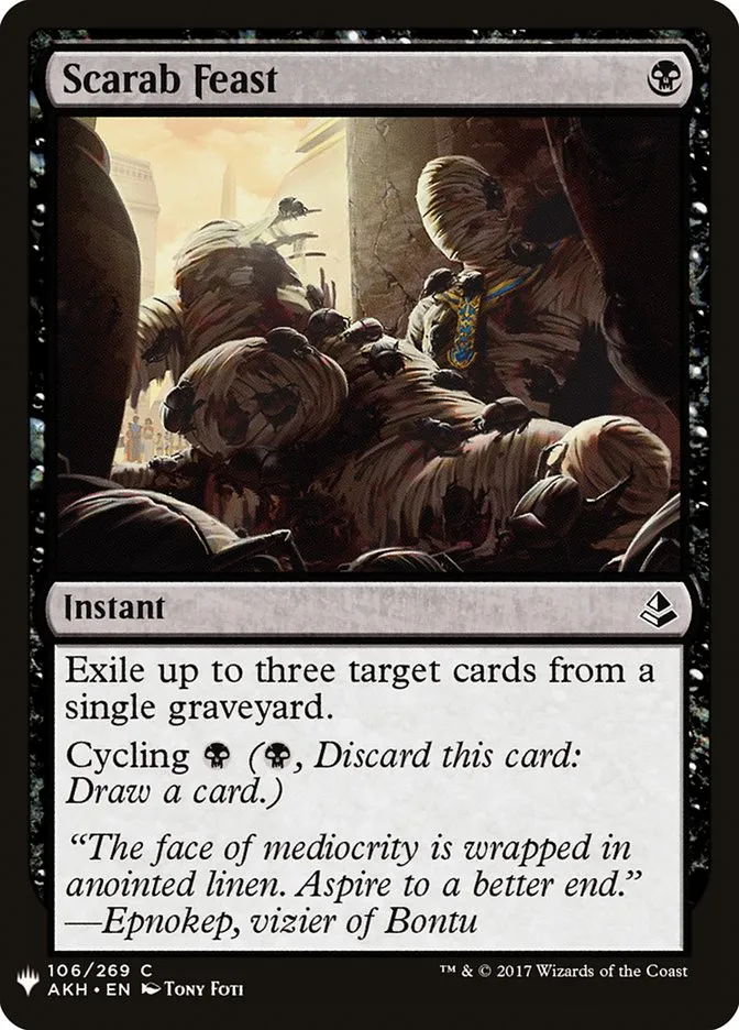 2020 The List Scarab Feast #AKH-106 common card image