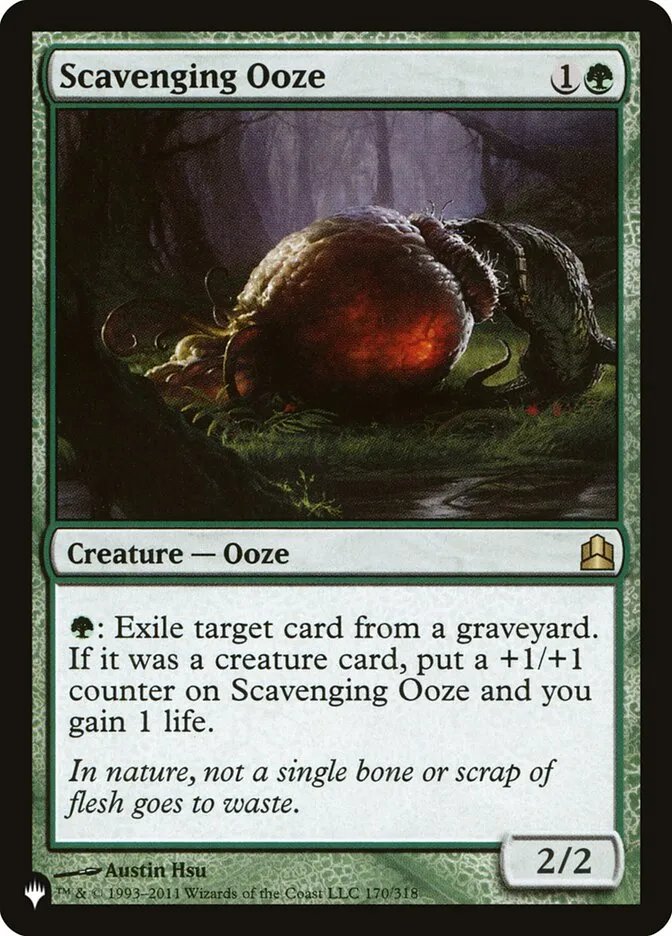 2020 The List Scavenging Ooze #CMD-170 rare card image