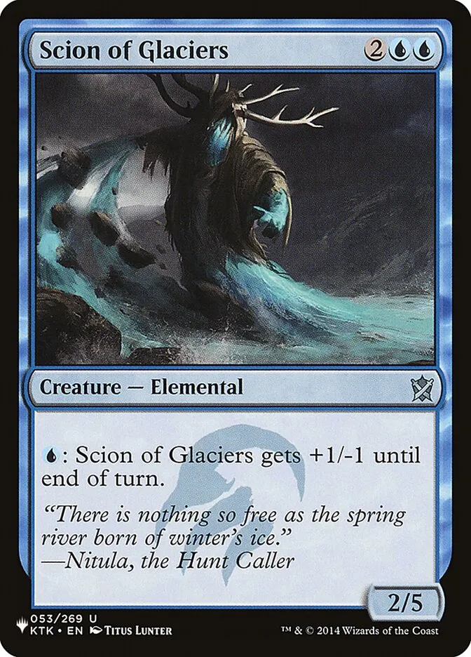 2020 The List Scion of Glaciers #KTK-53 uncommon card image
