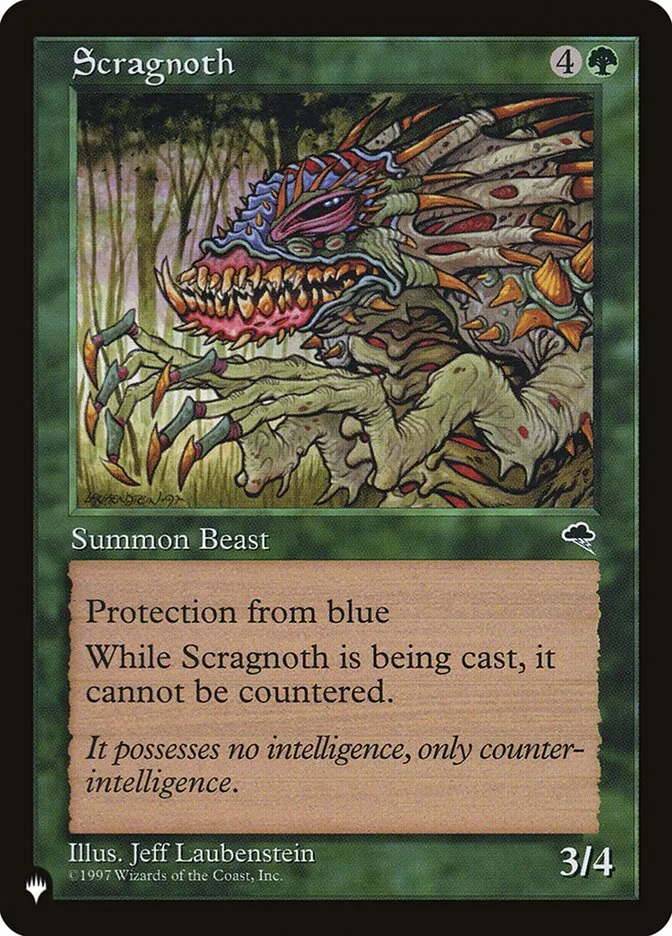 2020 The List Scragnoth uncommon #TMP-253 uncommon card image