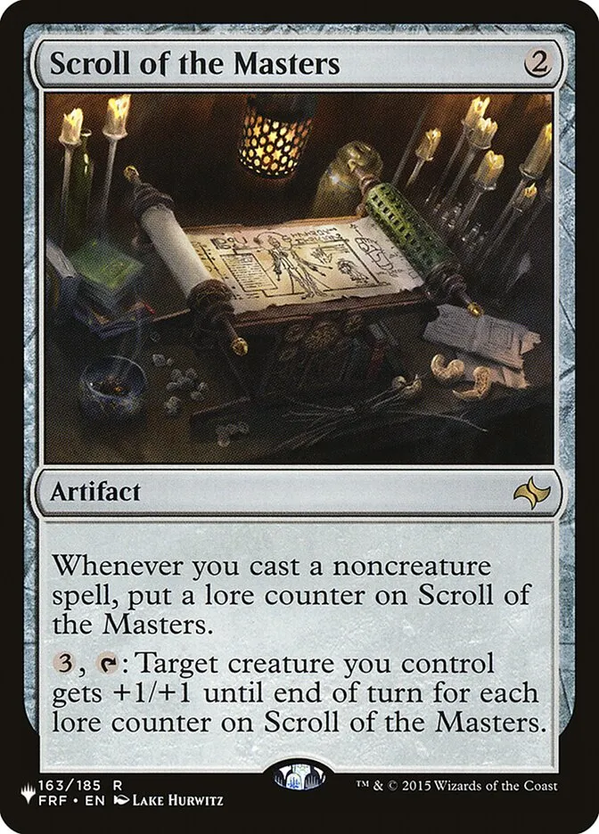 2020 The List Scroll of the Masters #FRF-163 rare card image