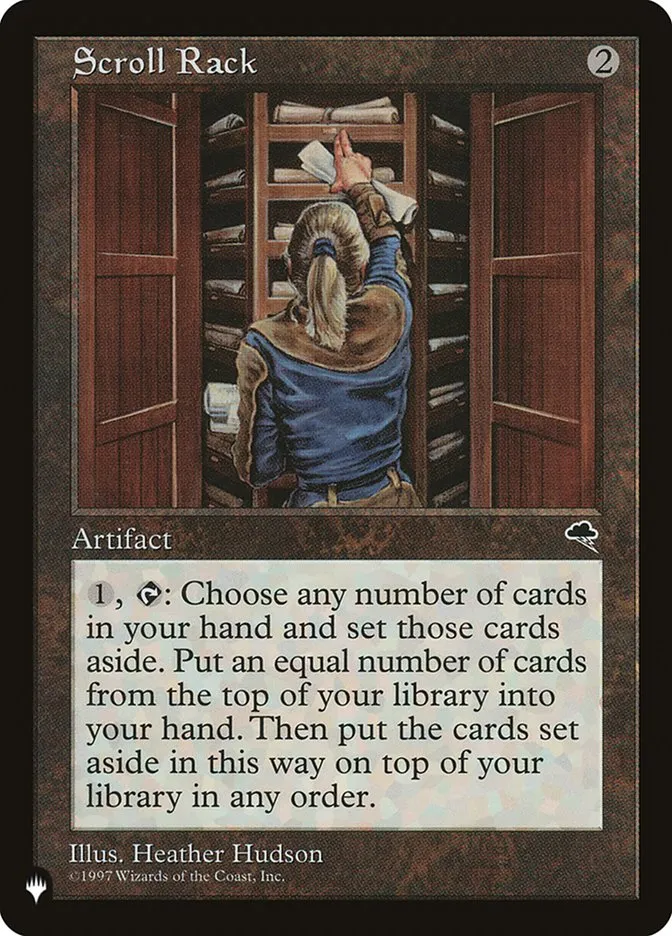 2020 The List Scroll Rack rare #TMP-308 rare card image