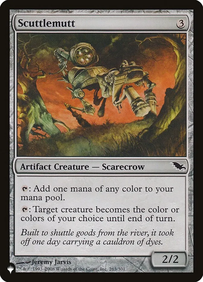 2020 The List Scuttlemutt common #SHM-263 common card image