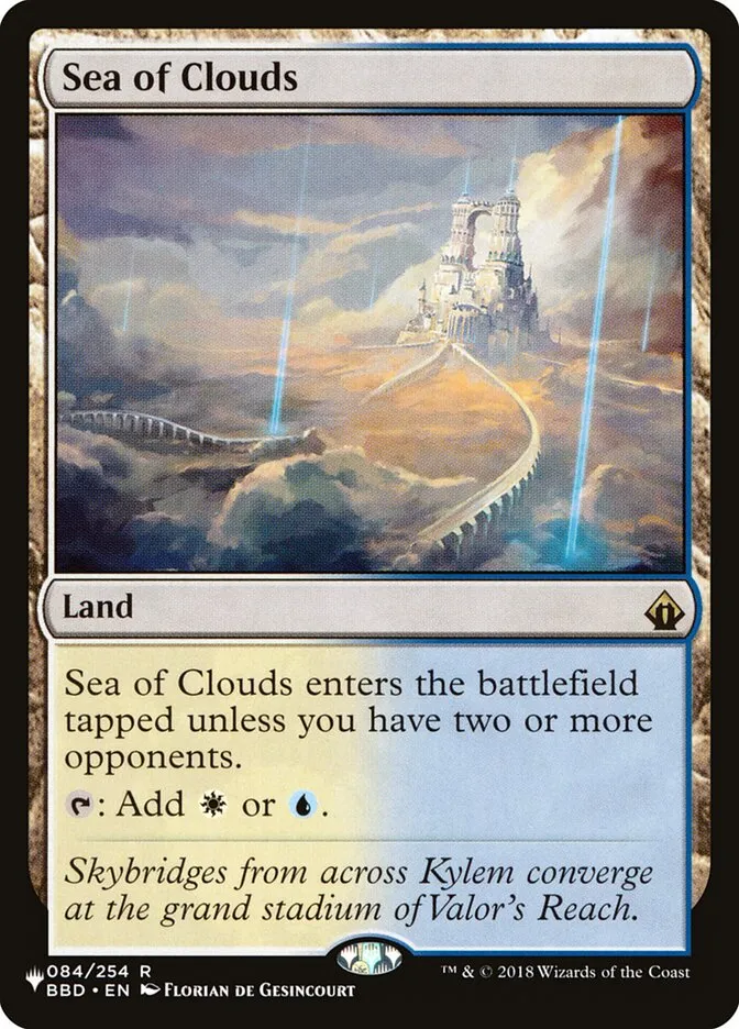 2020 The List Sea of Clouds #BBD-84 rare card image