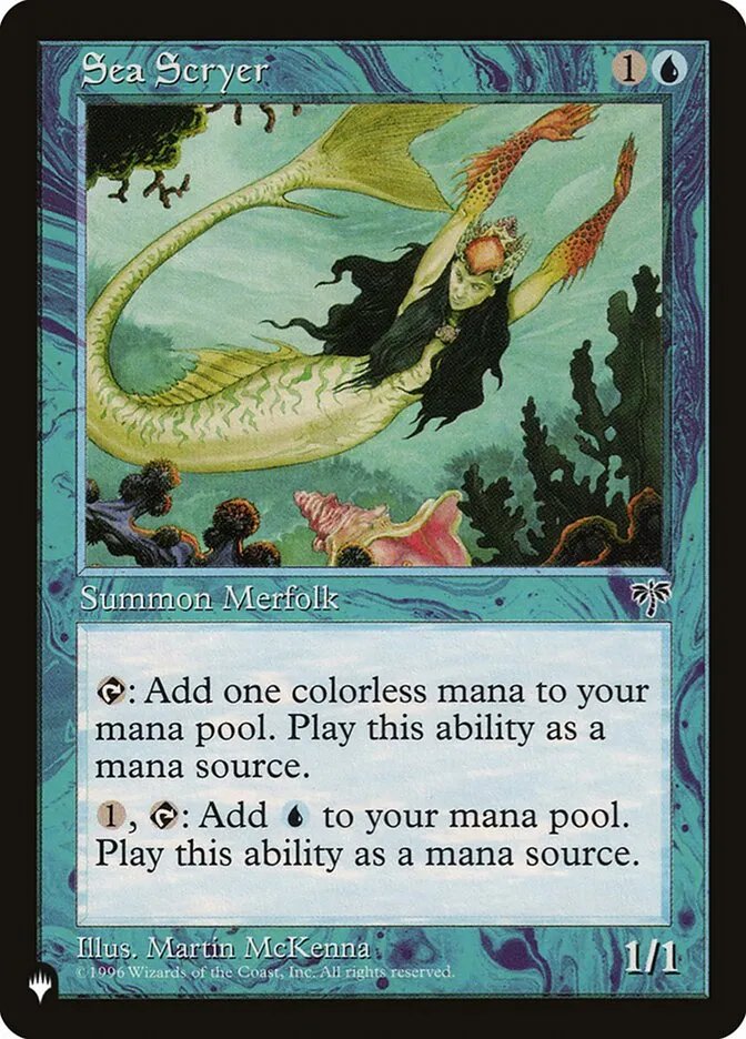 2020 The List Sea Scryer #MIR-90 common card image