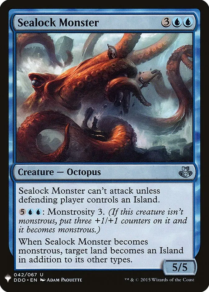 2020 The List Sealock Monster #DDO-42 uncommon card image