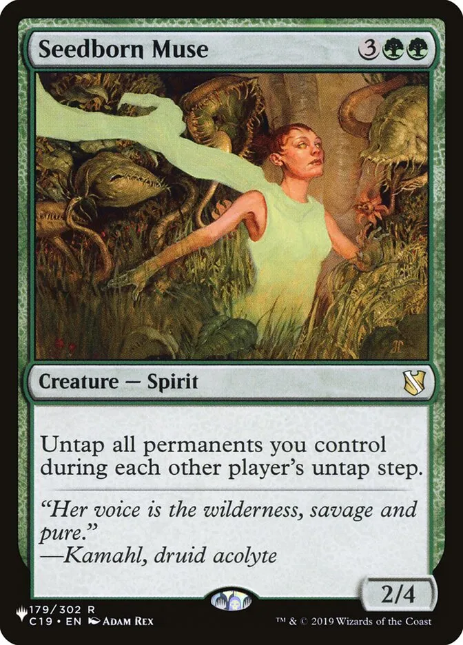 2020 The List Seedborn Muse rare #C19-179 rare card image