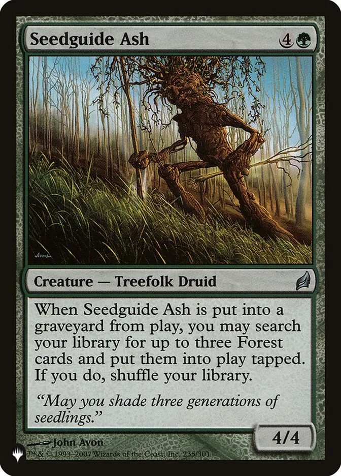 2020 The List Seedguide Ash uncommon #LRW-235 uncommon card image
