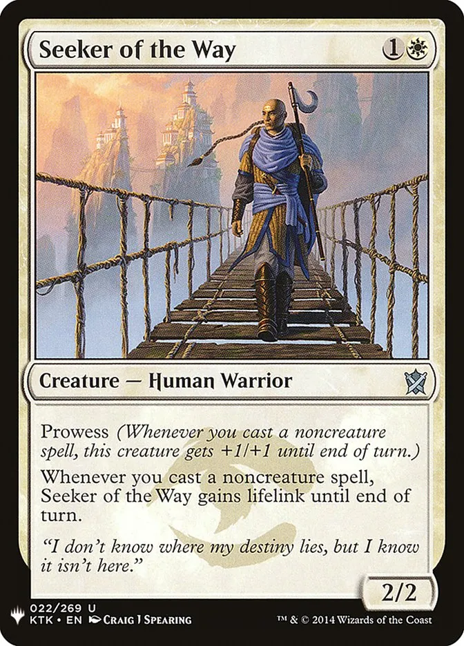 2020 The List Seeker of the Way #KTK-22 uncommon card image