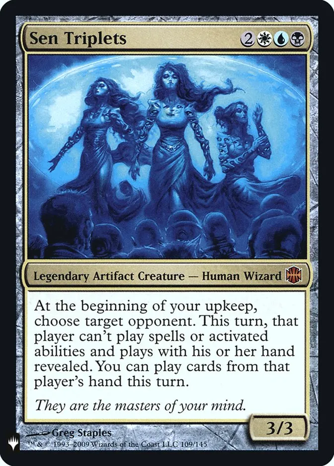 2020 The List Sen Triplets #ARB-109 mythic card image