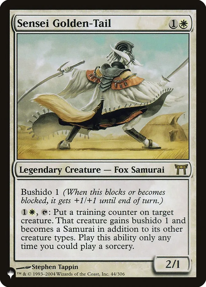 2020 The List Sensei Golden-Tail #CHK-44 rare card image