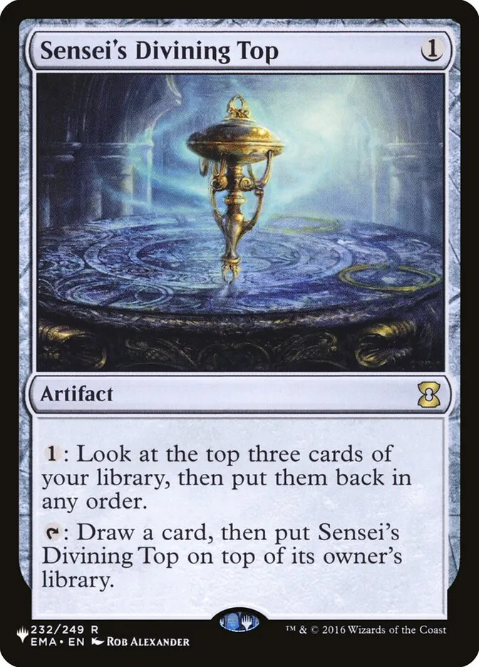 2020 The List Sensei's Divining Top #EMA-232 rare card image