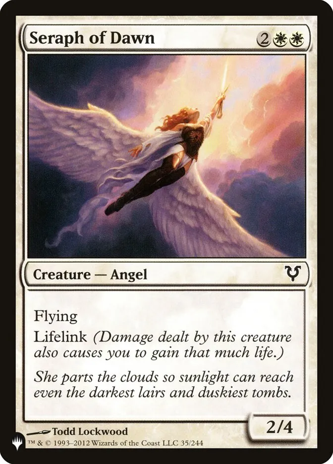 2020 The List Seraph of Dawn #AVR-35 common card image