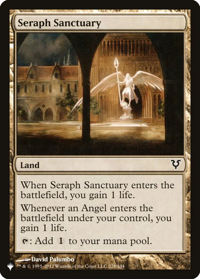 2020 The List Seraph Sanctuary #AVR-228 common card image