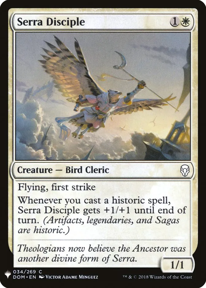 2020 The List Serra Disciple common #DOM-34 common card image
