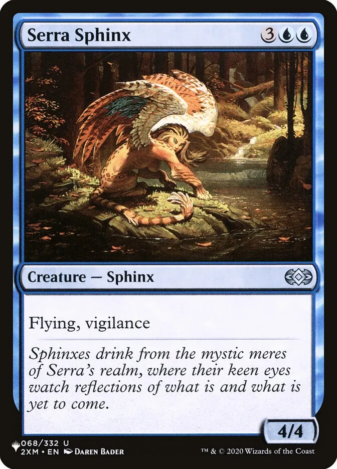 2020 The List Serra Sphinx #2XM-68 uncommon card image