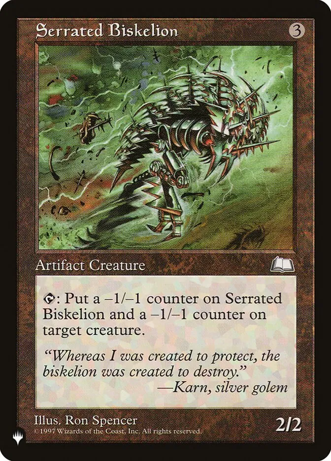 2020 The List Serrated Biskelion #WTH-156 uncommon card image