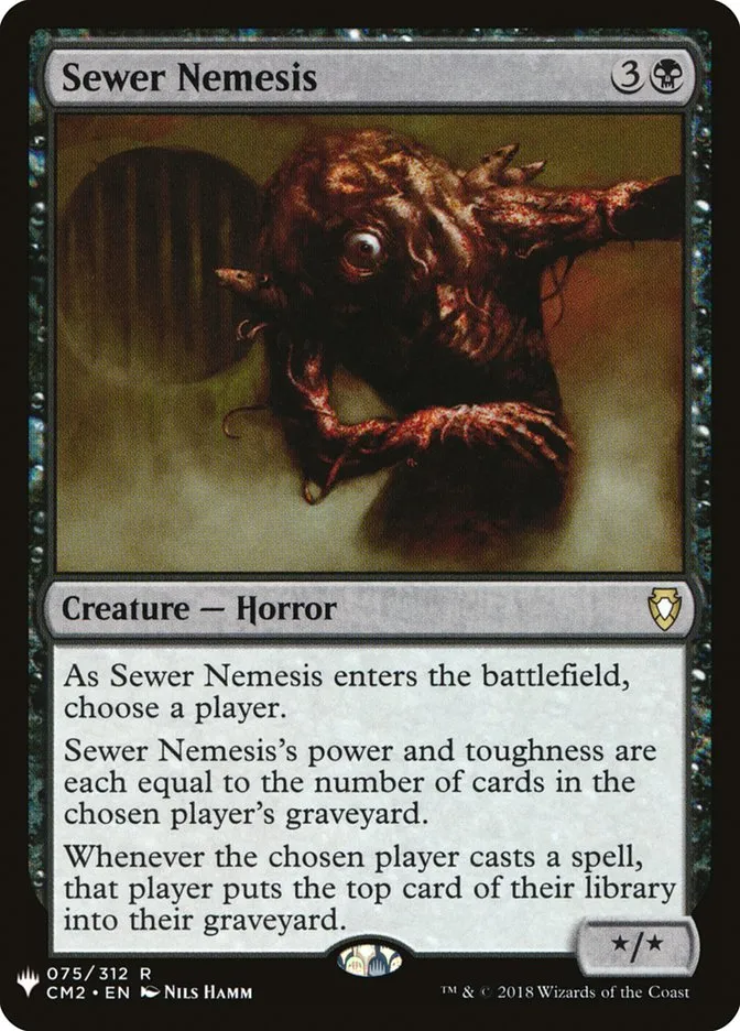 2020 The List Sewer Nemesis #CM2-75 rare card image
