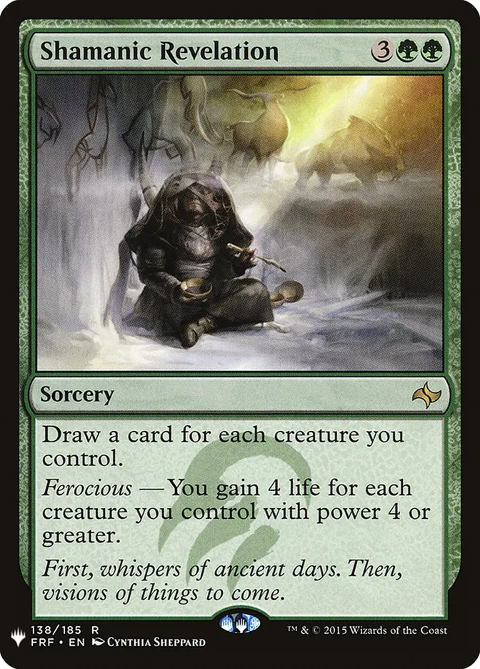 2020 The List Shamanic Revelation #FRF-138 rare card image
