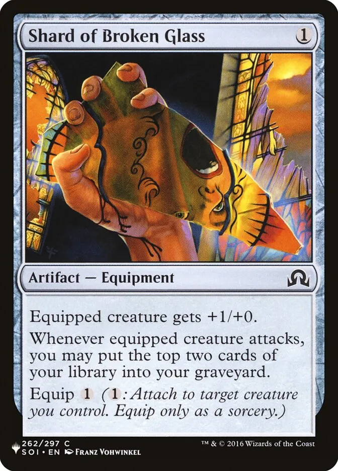 2020 The List Shard of Broken Glass #SOI-262 common card image