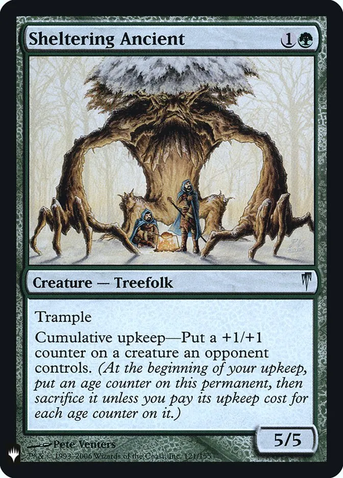 2020 The List Sheltering Ancient uncommon #CSP-121 uncommon card image