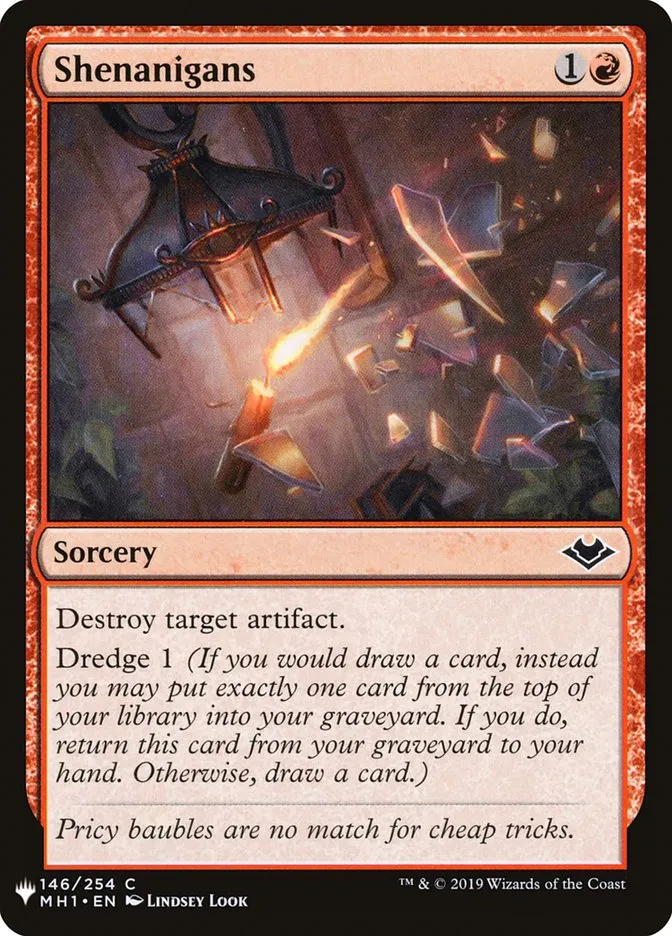 2020 The List Shenanigans common #MH1-146 common card image