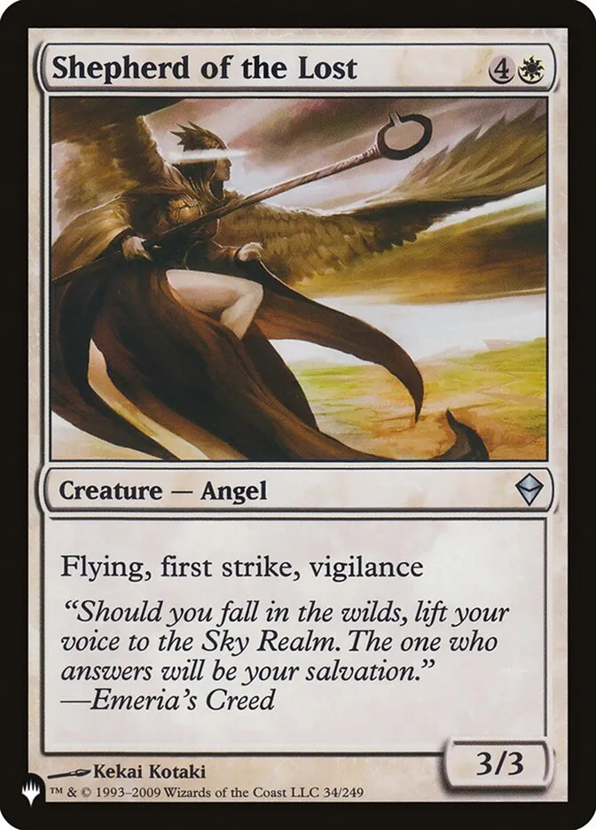 2020 The List Shepherd of the Lost #ZEN-34 uncommon card image