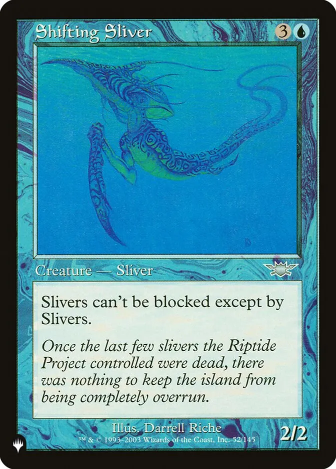 2020 The List Shifting Sliver #LGN-52 uncommon card image