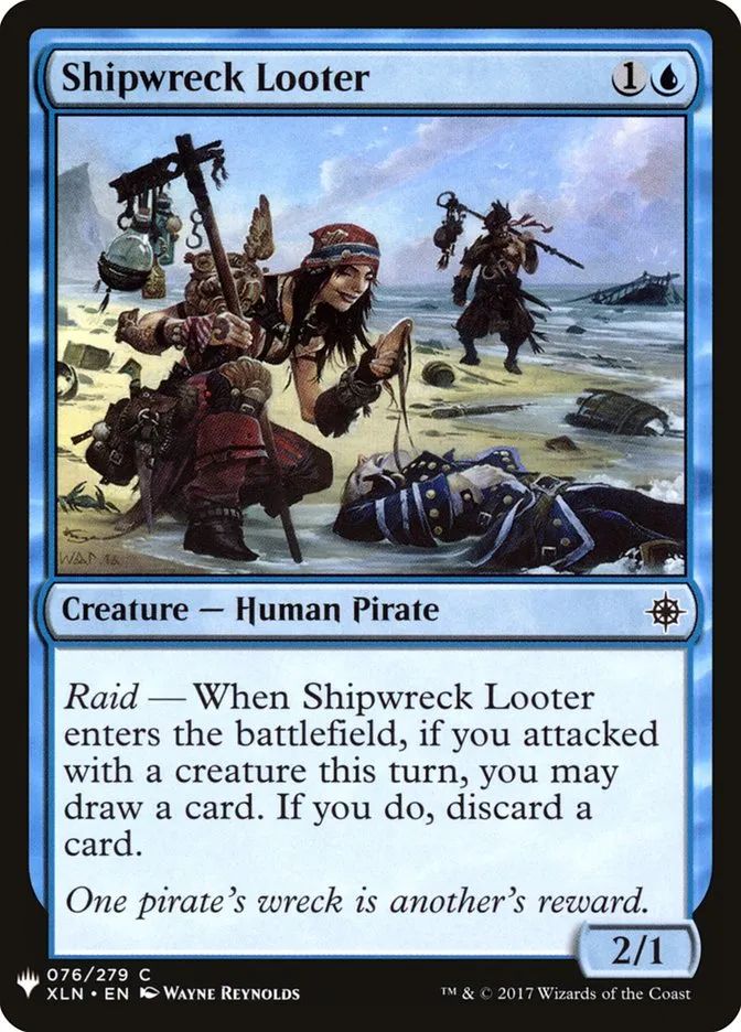 2020 The List Shipwreck Looter #XLN-76 common card image
