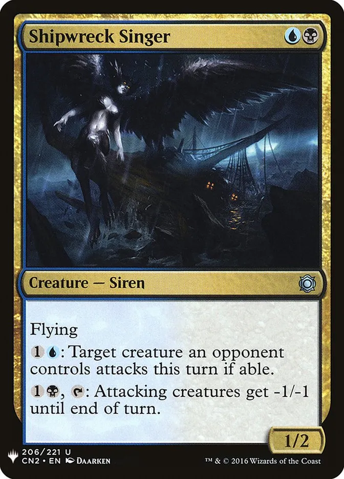 2020 The List Shipwreck Singer #CN2-206 uncommon card image
