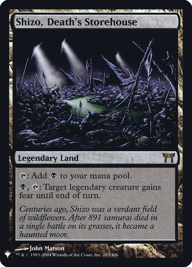 2020 The List Shizo, Death's Storehouse #CHK-283 rare card image