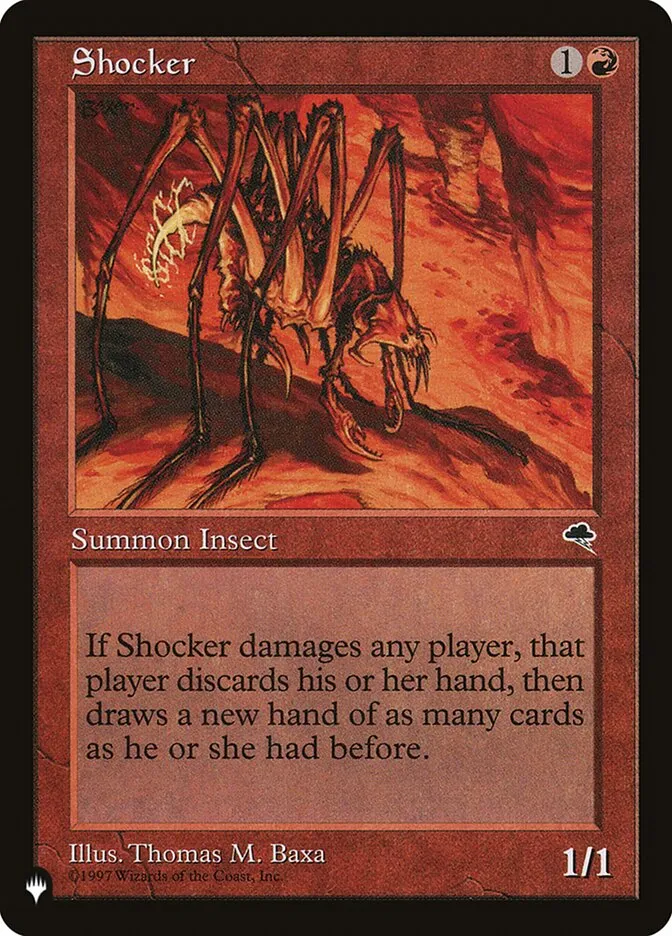 2020 The List Shocker rare #TMP-204 rare card image