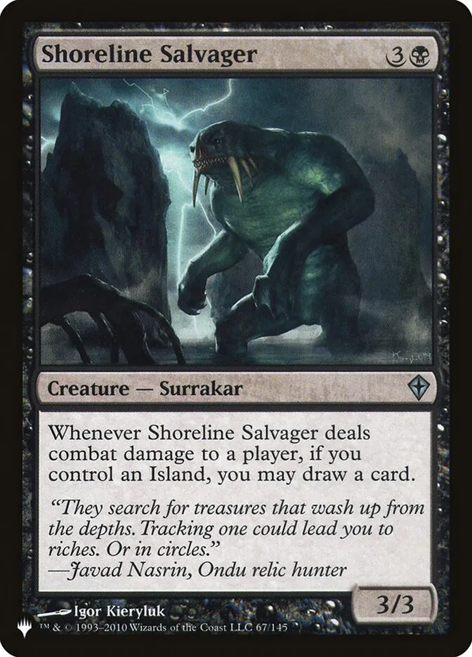 2020 The List Shoreline Salvager #WWK-67 uncommon card image