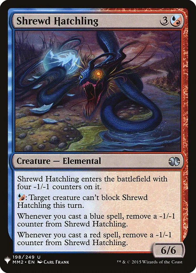 2020 The List Shrewd Hatchling #MM2-198 uncommon card image