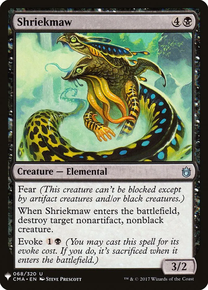 2020 The List Shriekmaw #CMA-68 uncommon card image