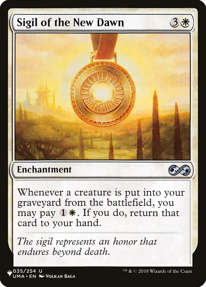 2020 The List Sigil of the New Dawn #UMA-35 uncommon card image