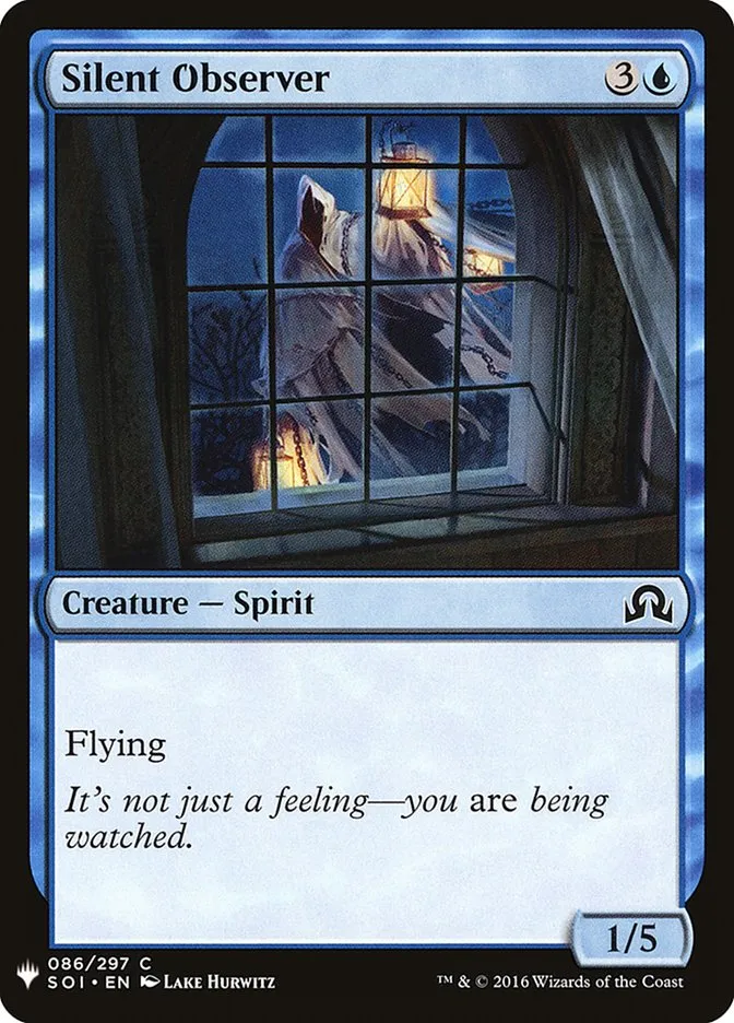 2020 The List Silent Observer common #SOI-86 common card image