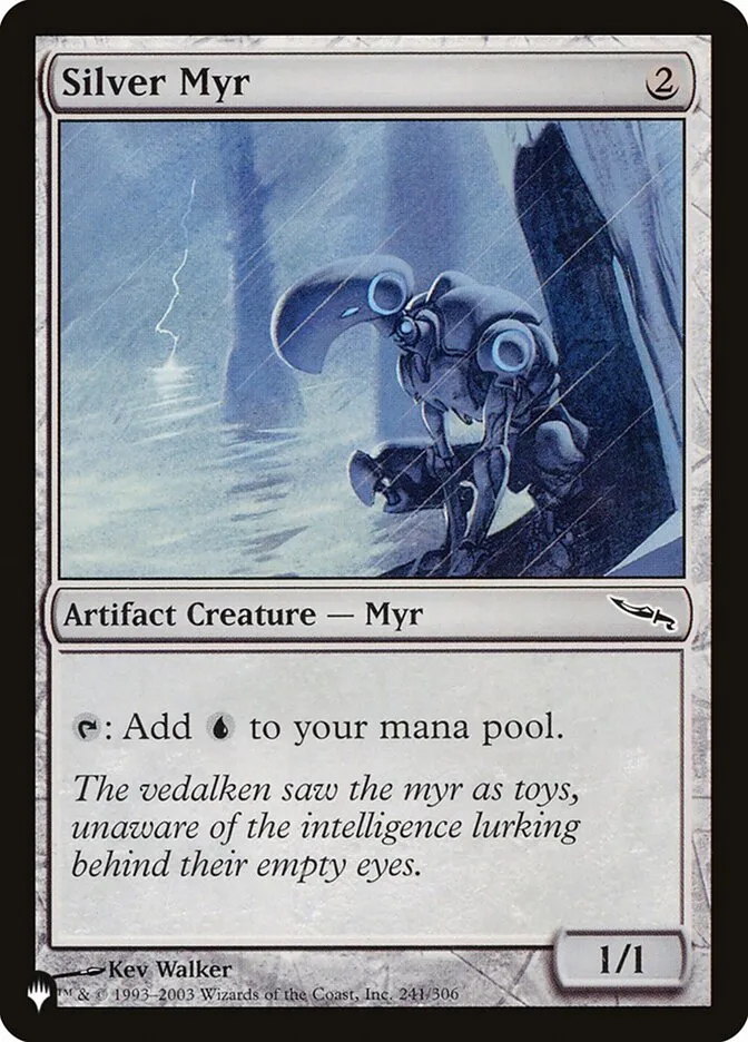 2020 The List Silver Myr #MRD-241 common card image