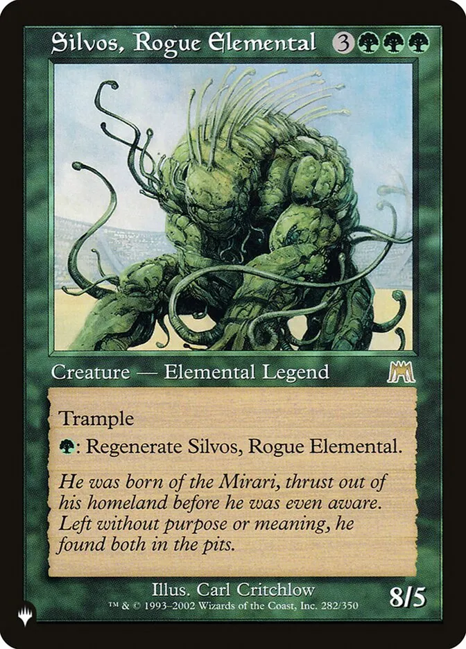 2020 The List Silvos, Rogue Elemental #ONS-282 rare card image