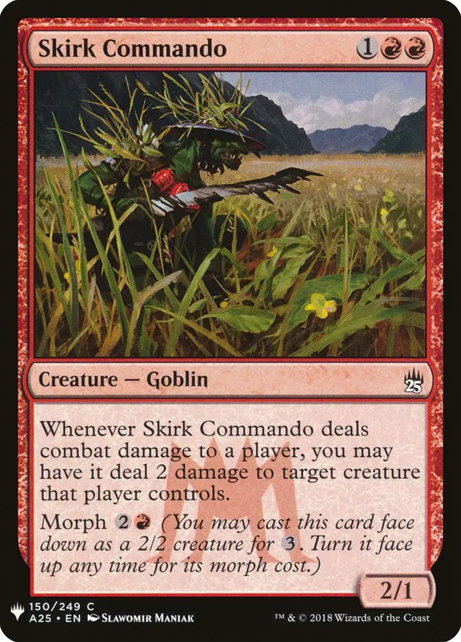 2020 The List Skirk Commando #A25-150 common card image