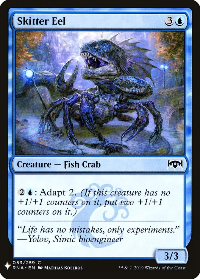 2020 The List Skitter Eel #RNA-53 common card image